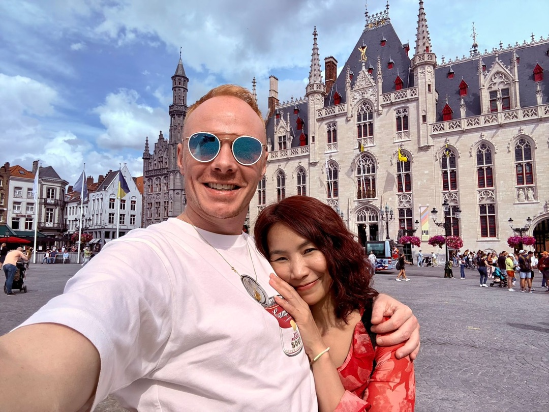 Selfie Grand-Place Bruges